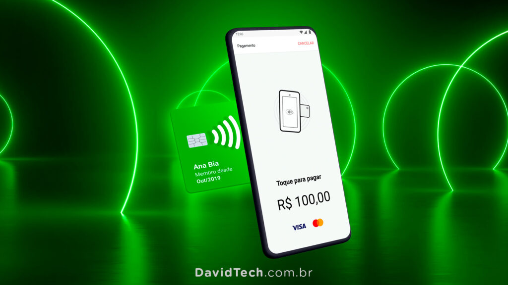 InfiniteBlack Smart - Máquina de cartão da InfinitePay - David Tech