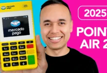 point air 2 amarela maquininha mercado pago