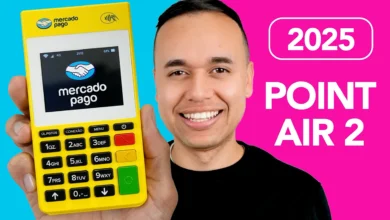 point air 2 amarela maquininha mercado pago